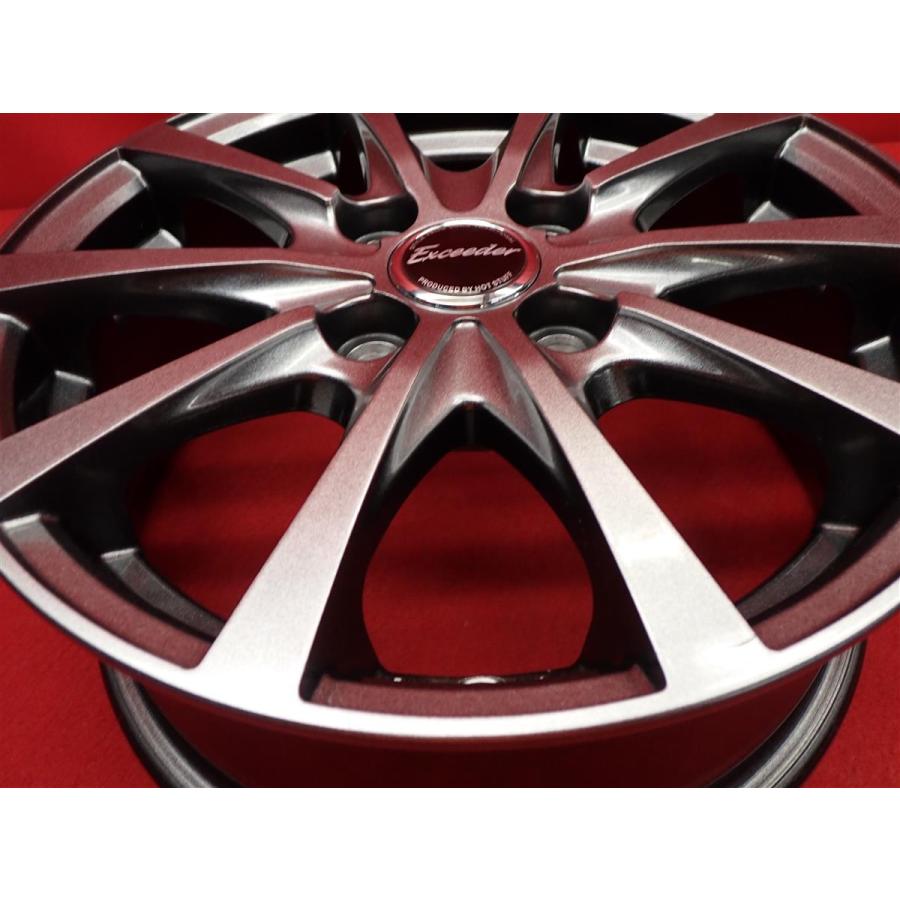 Exceeder エクシーダー E03 中古ホイール 4本 5.5J 14インチ PCD100 4