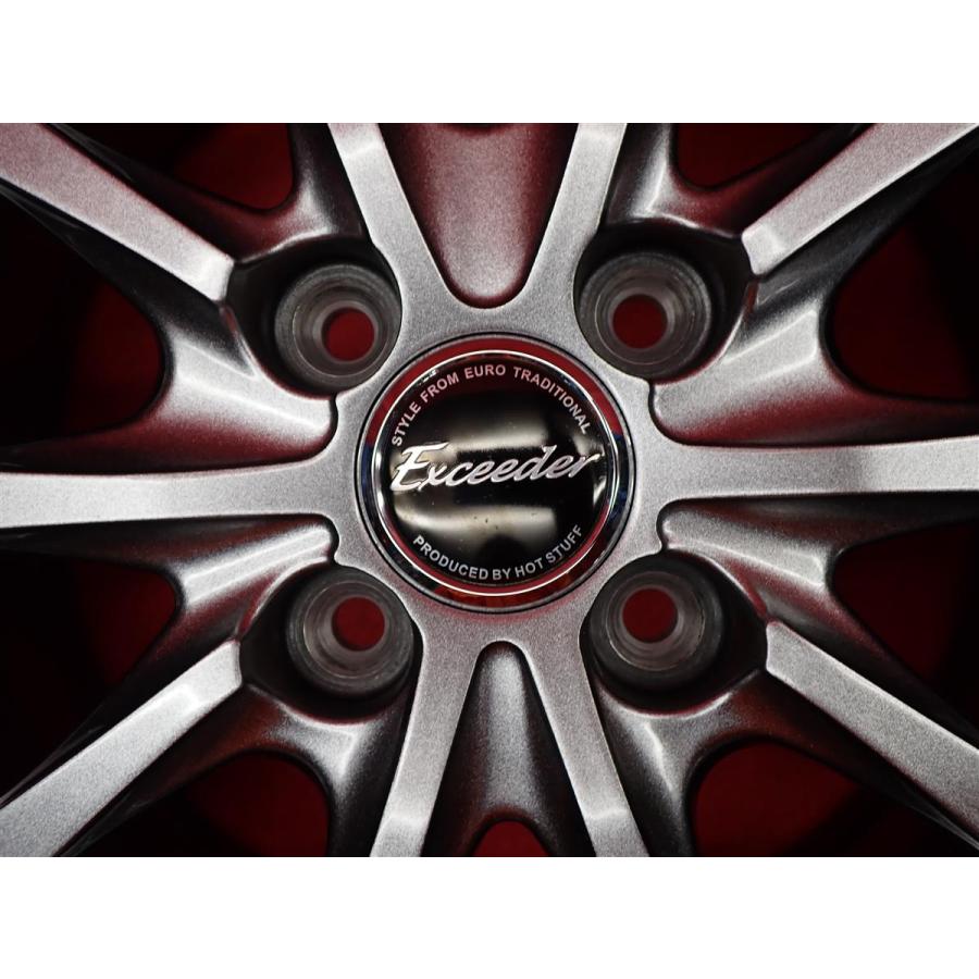 Exceeder エクシーダー E03 中古ホイール 4本 5.5J 14インチ PCD100 4
