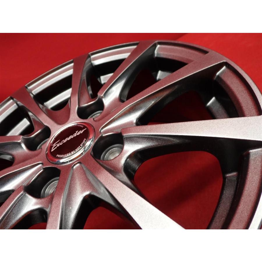 Exceeder エクシーダー E03 中古ホイール 4本 5.5J 14インチ PCD100 4