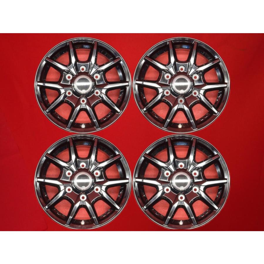 Road Max KG-25 中古ホイール 4本 5.5J 15インチ PCD139.7 6穴 +