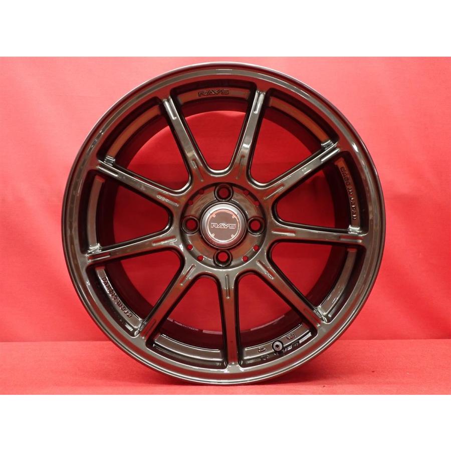 軽量 1本6.8kg RAYS グラムライツ 57G 中古ホイール 4本 7J 17インチ