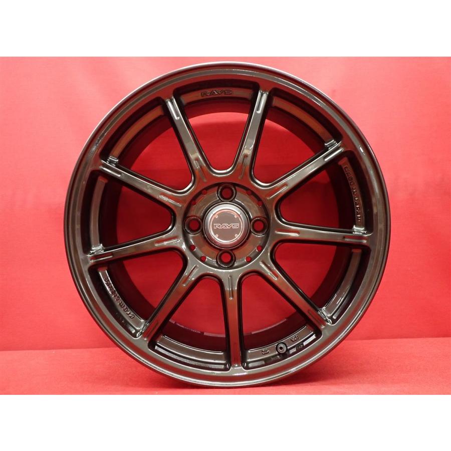 軽量 1本6.8kg RAYS グラムライツ 57G 中古ホイール 4本 7J 17インチ
