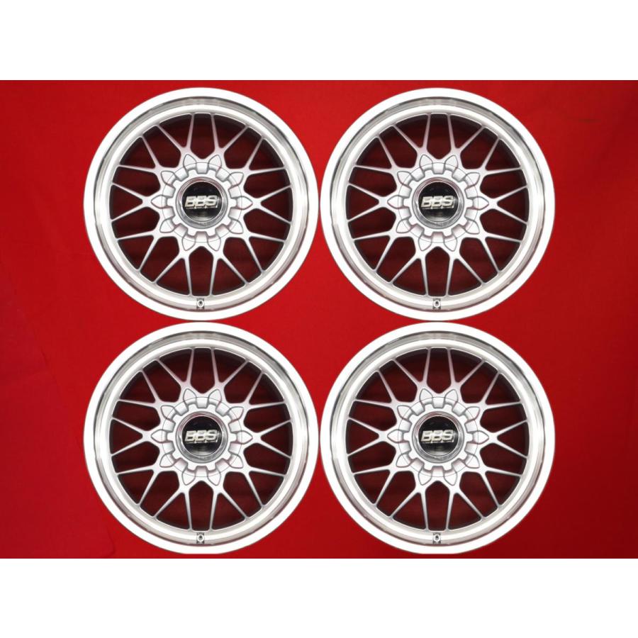 鍛造 軽量 1本8.1kg BBS RGII RG136 中古ホイール 4本 8J 17インチ