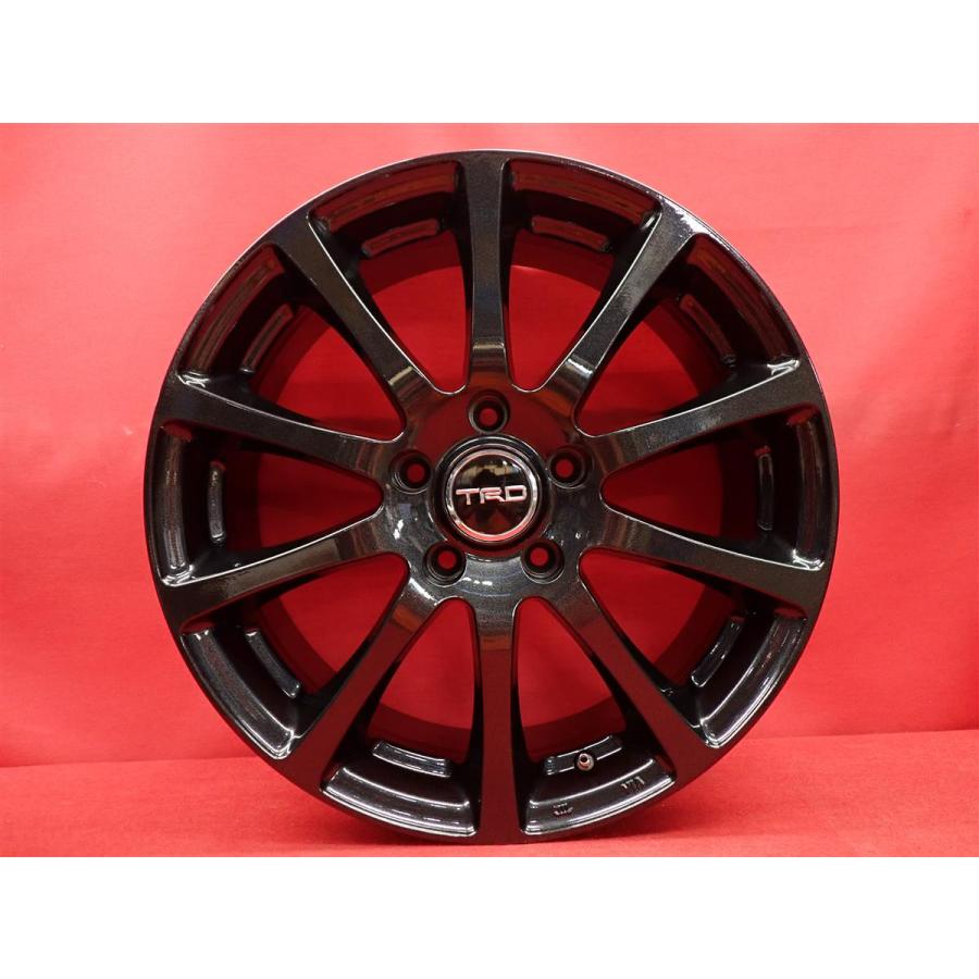 TOYOTA TRD TF4 中古ホイール 4本 7J 17インチ PCD114.3 5穴 +55 ハブ 