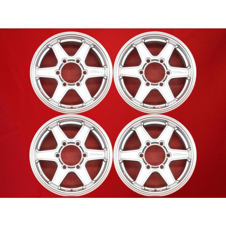 Blows 6スポーク 中古ホイール 4本 6.5J 15インチ PCD139.7 6穴 +44