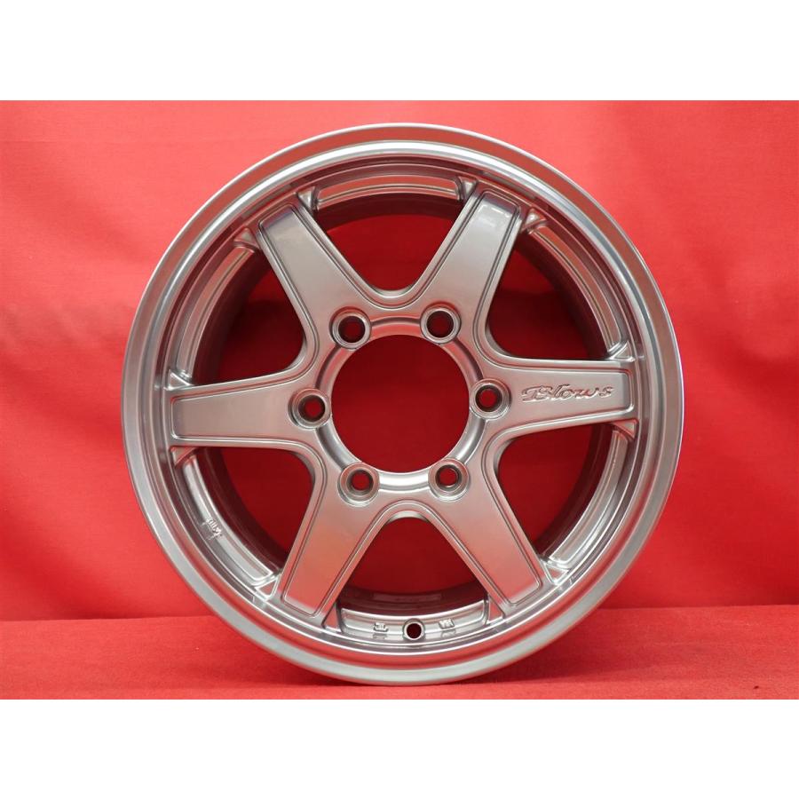Blows 6スポーク 中古ホイール 4本 6.5J 15インチ PCD139.7 6穴