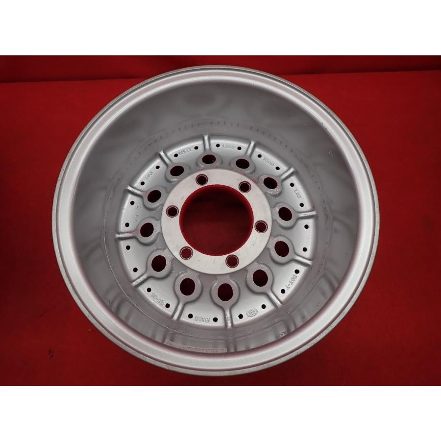 メーカー不明 丸穴ディッシュタイプ 3PT 中古ホイール 4本 8.5J 15 