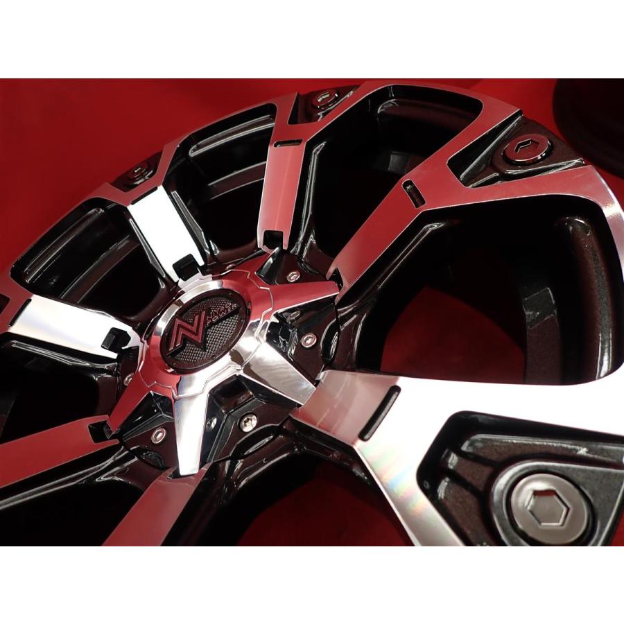 MID NITRO POWER ウォーヘッド 中古ホイール 4本 8J 17インチ PCD139.7