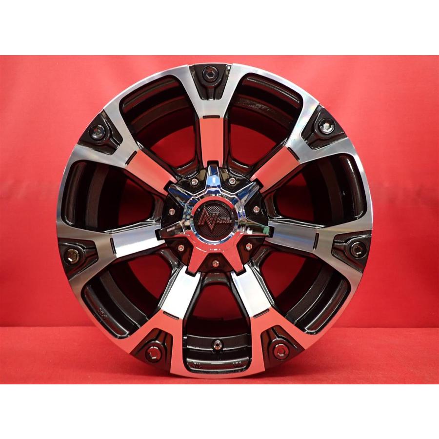 MID NITRO POWER ウォーヘッド 中古ホイール 4本 8J 17インチ PCD139.7