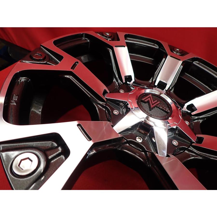MID NITRO POWER ウォーヘッド 中古ホイール 4本 8J 17インチ PCD139.7