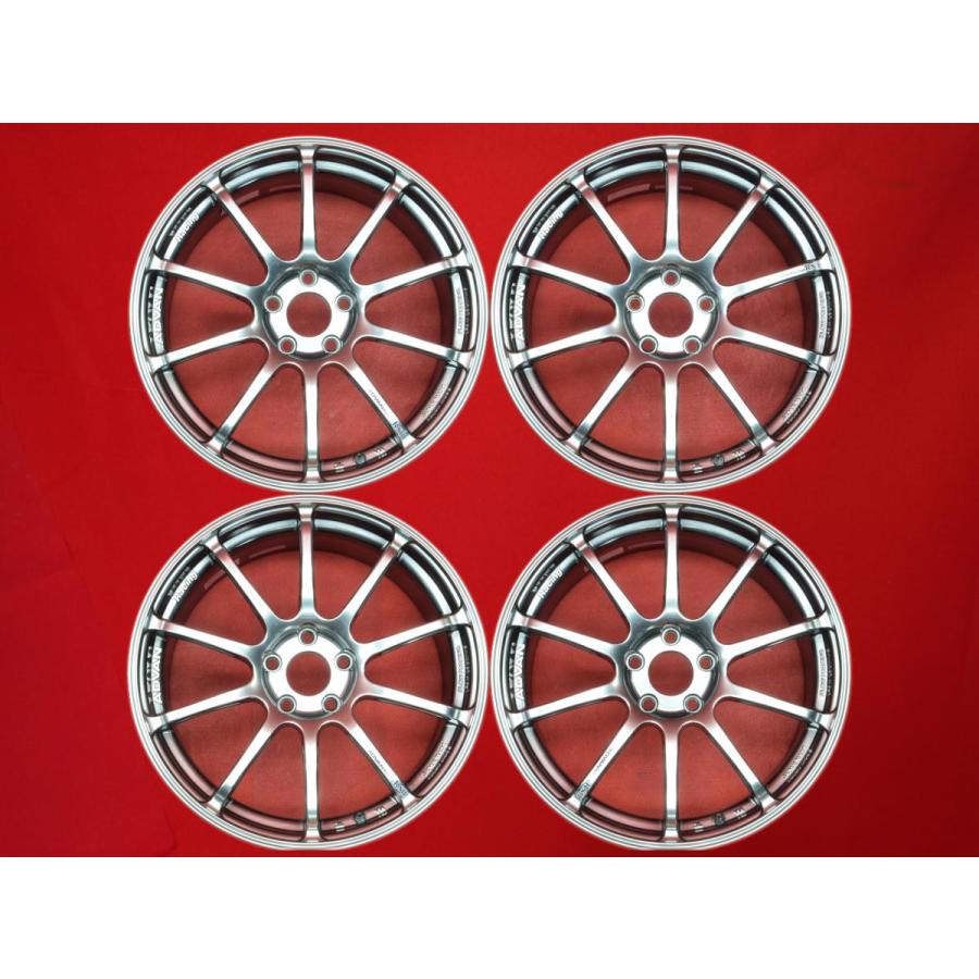 軽量 1本7.8kg ADVAN アドバンレーシング RS2 中古ホイール 4本 8J 18 