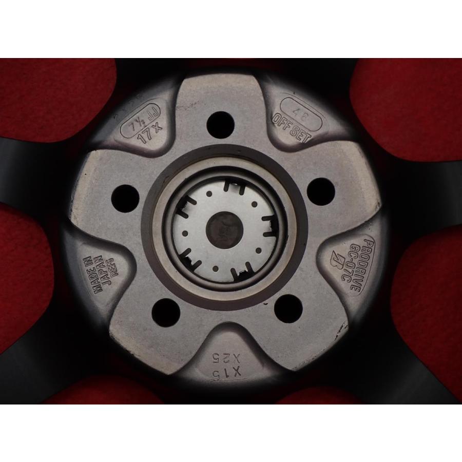 鍛造 軽量 1本7.2kg Prodrive プロドライブ GC-07C 中古ホイール 4本