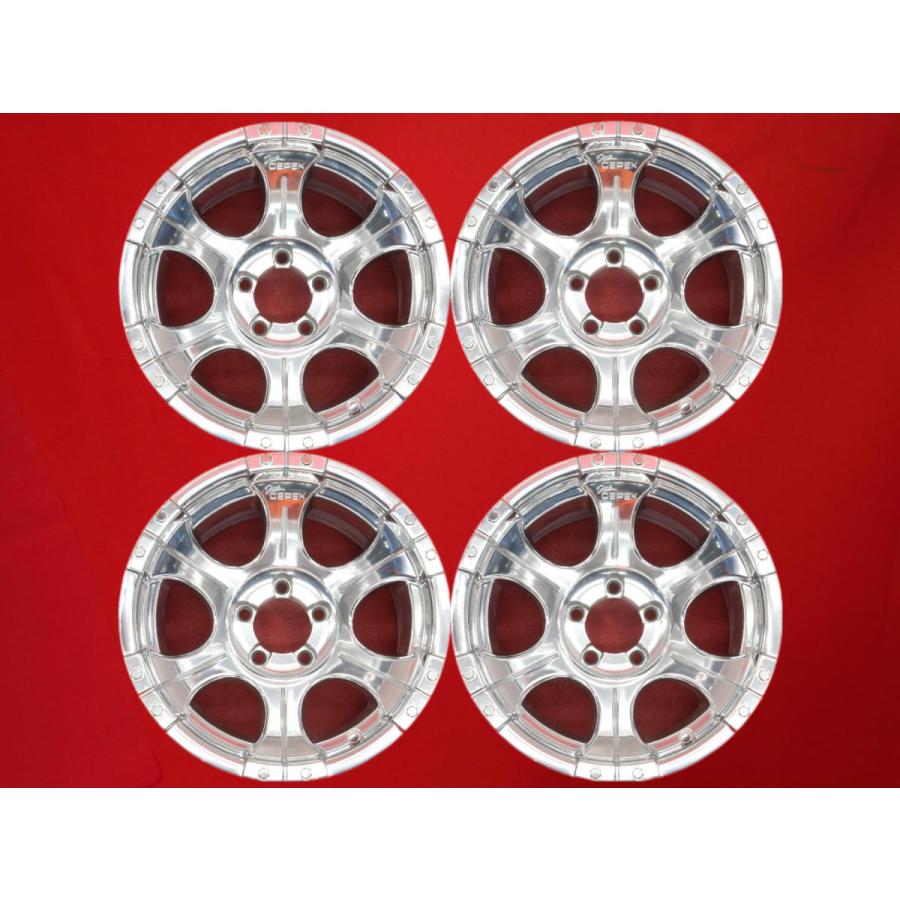 Dick CEPEK ディックシーペック DC-1 中古ホイール 4本 10J 15インチ