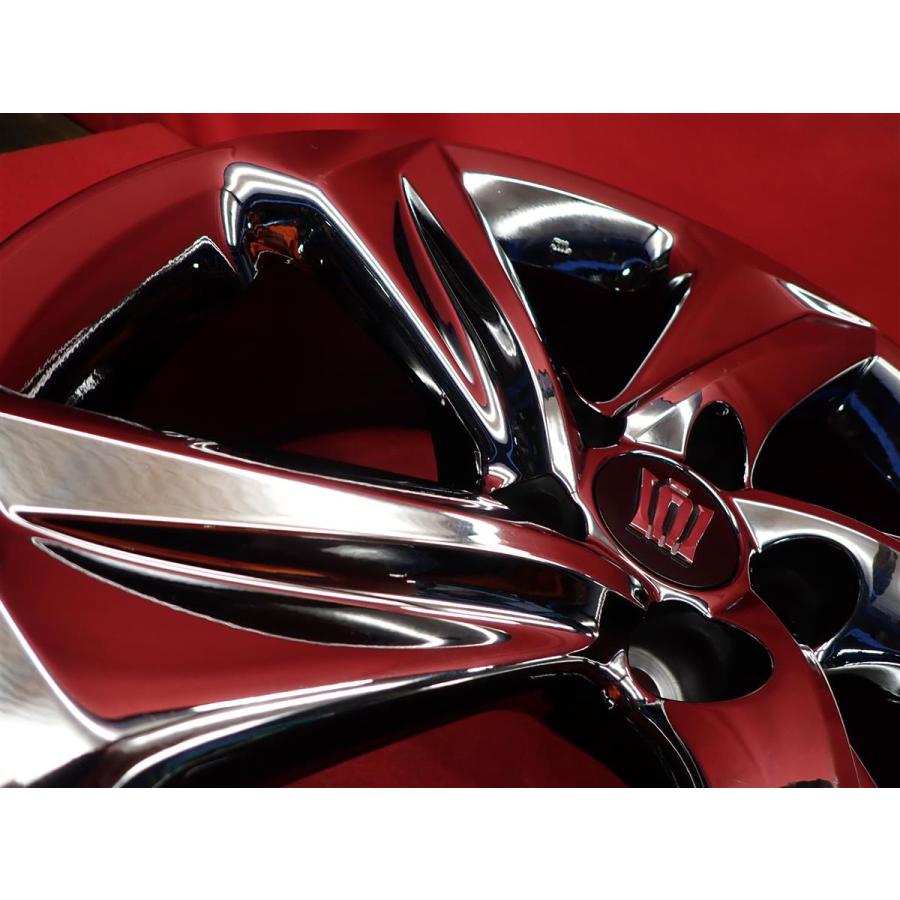 クラウン　220 スパッタリングホイール トヨタ - クラウン220系 ブラックスパッタリングホイール REGNO