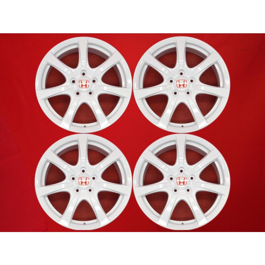 再塗装 美品 HONDA ホンダ シビックタイプR FD2 純正 中古ホイール 4本
