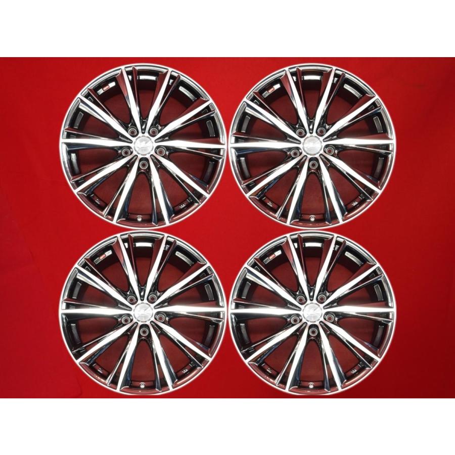 WEDS LEONIS レオニス WX 中古ホイール 4本 8J 18インチ PCD114.3 5穴 