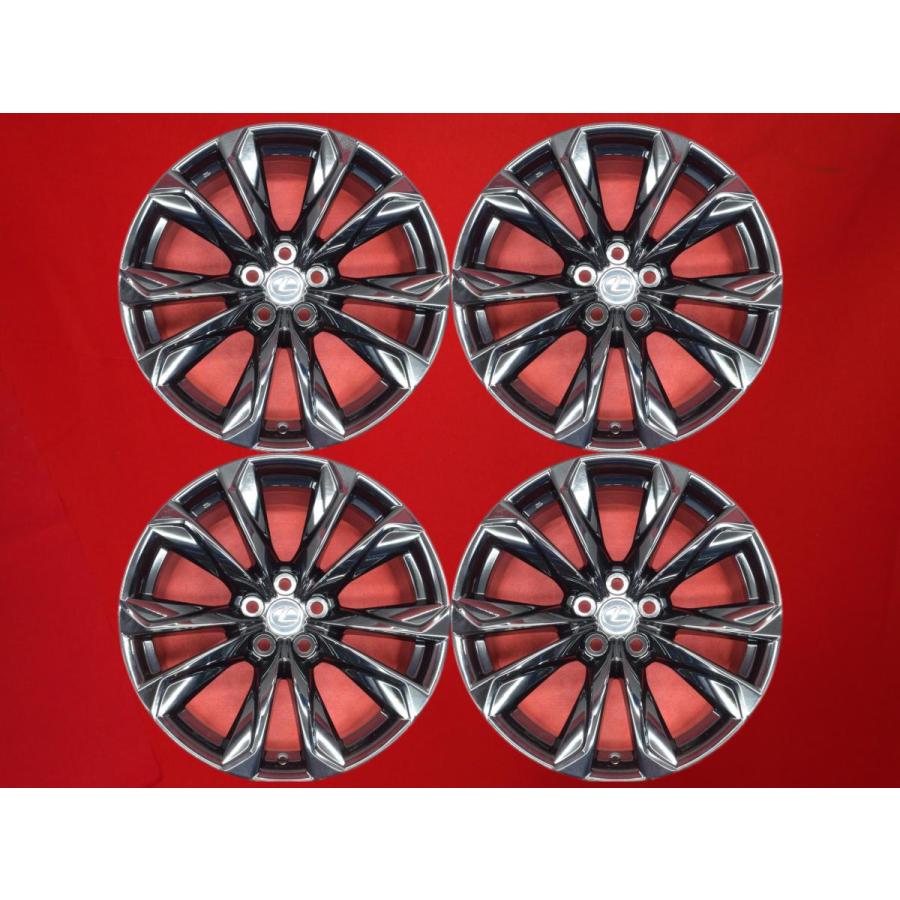 再塗装 黒 美品 LEXUS レクサス LS500 F スポーツ 純正 中古ホイール 4