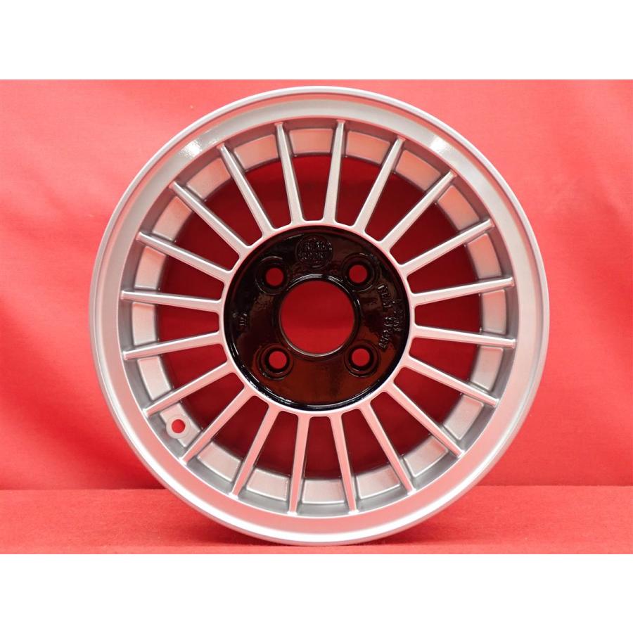 リアルスポーツ フィン 中古ホイール 4本 5.5J 13インチ PCD100 4穴 +