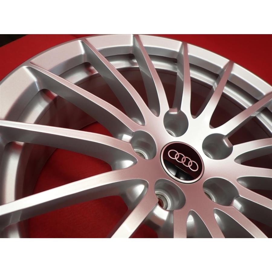 鍛造合金 軽量 1本8.5kg AUDI アウディ A4 S4 A5 S5 8W 純正 中古ホイール 4本 7.5J 17インチ PCD112 5穴 +29 ハブ66.5 8W0601025AE aa17の画像