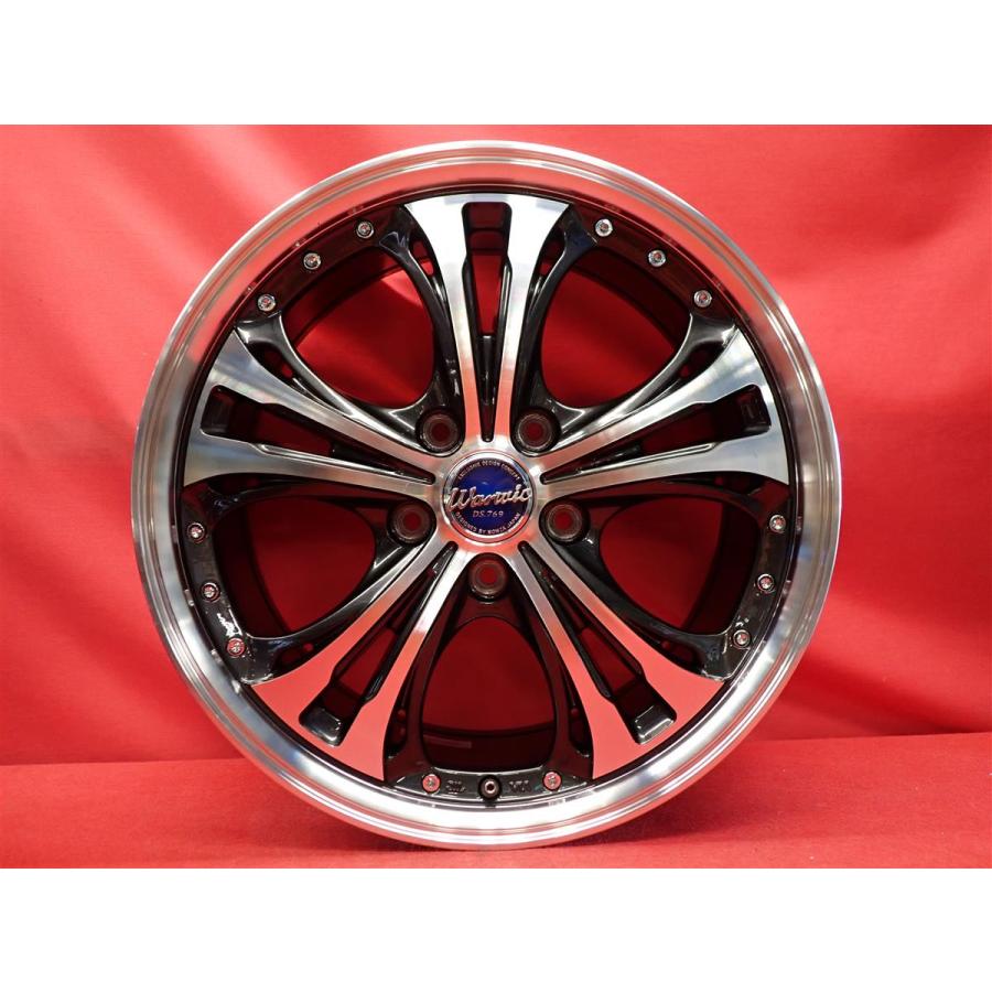 Warwic ワーウィック DS769 中古ホイール 4本 7J 17インチ PCD114.3 5