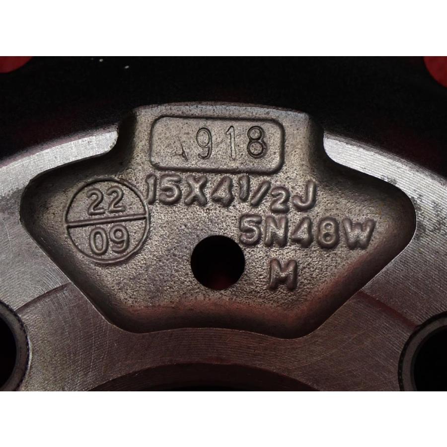バロッソ Barosso DN15 前後インチ違い 中古ホイール 4本 4.5/6J 15/16