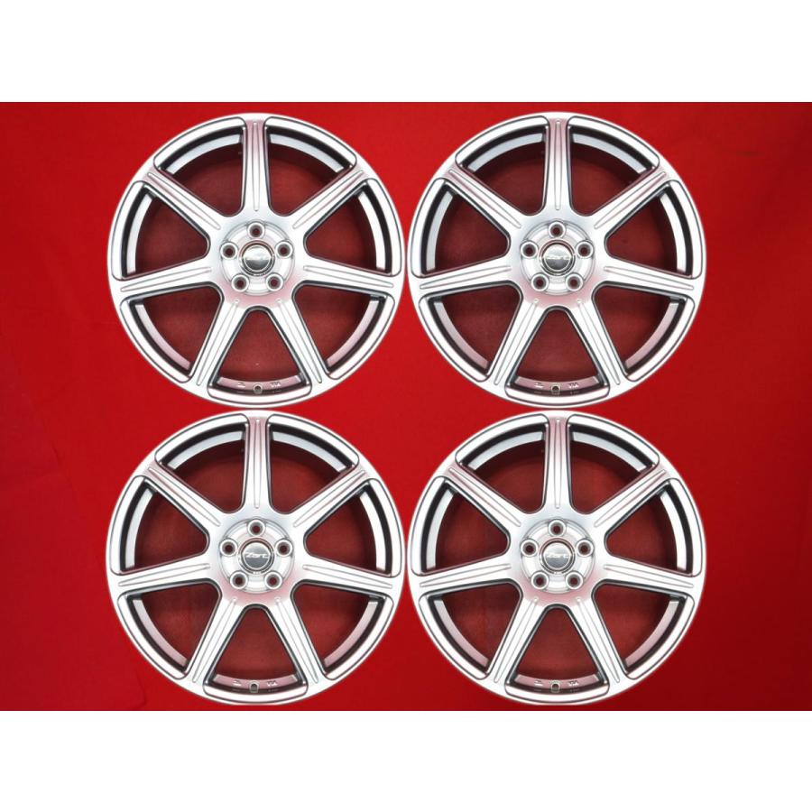ZART R7 中古ホイール 4本 7.5J 18インチ PCD100 5穴 +53 ハブ73