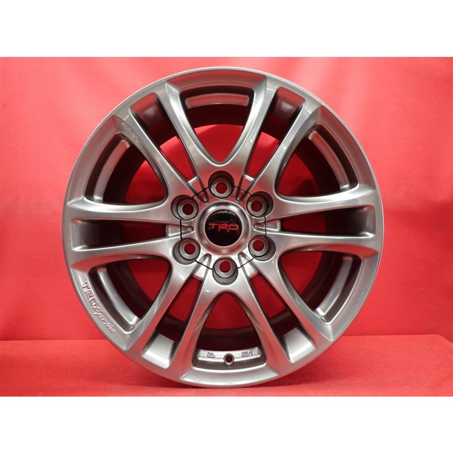 希少 人気 TRD TA1 中古ホイール 4本 8J 18インチ PCD139.7 6穴 +25