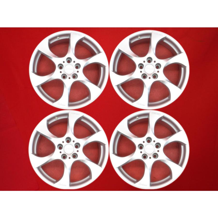 ロリンザーMS 中古ホイール 4本 7.5J 18インチ PCD112 5穴 +35 ハブ