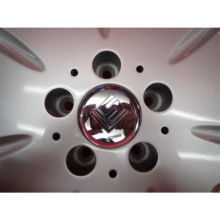 WORK ワーク LS207 中古ホイール 4本 8.5/9.5J 19インチ PCD114.3 5穴
