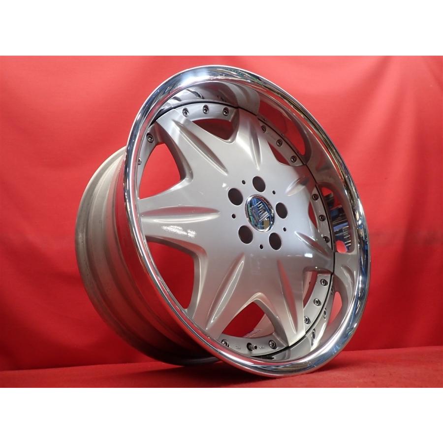 WORK ワーク LS207 中古ホイール 4本 8.5/9.5J 19インチ PCD114.3 5穴