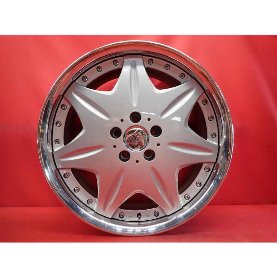 WORK ワーク LS207 中古ホイール 4本 8.5/9.5J 19インチ PCD114.3 5穴
