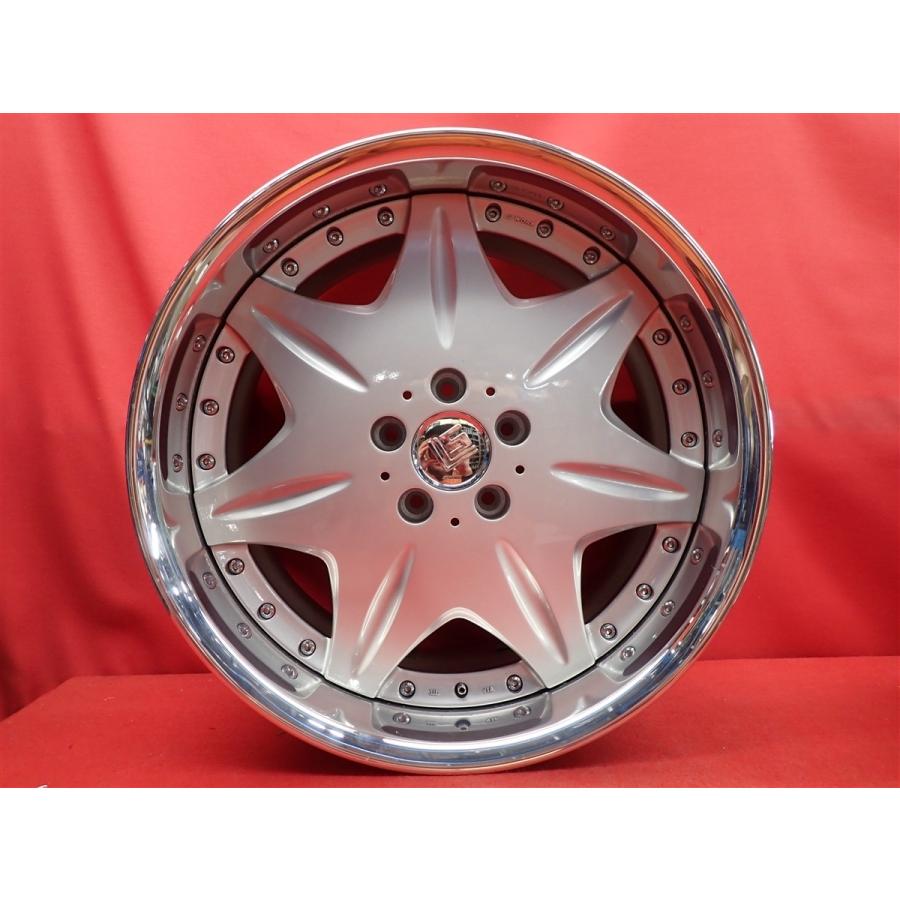 WORK LS 19インチ アルミホイール タイヤ4本セット PCD114.3 WORK ワーク LS207 中古ホイール 4本 8.5/9.5J 19インチ PCD114.3 5穴