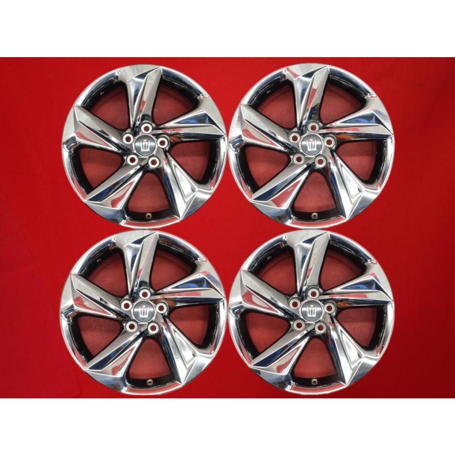 スパッタリング TOYOTA トヨタ クラウン 220系 RS 純正 中古ホイール 4