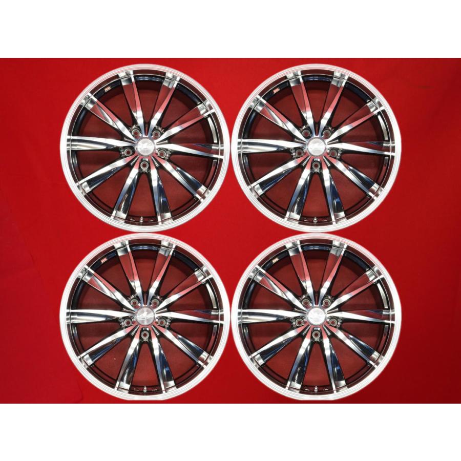 WEDS ウェッズ レオニス CX 中古ホイール 4本 8J 19インチ PCD114.3 5