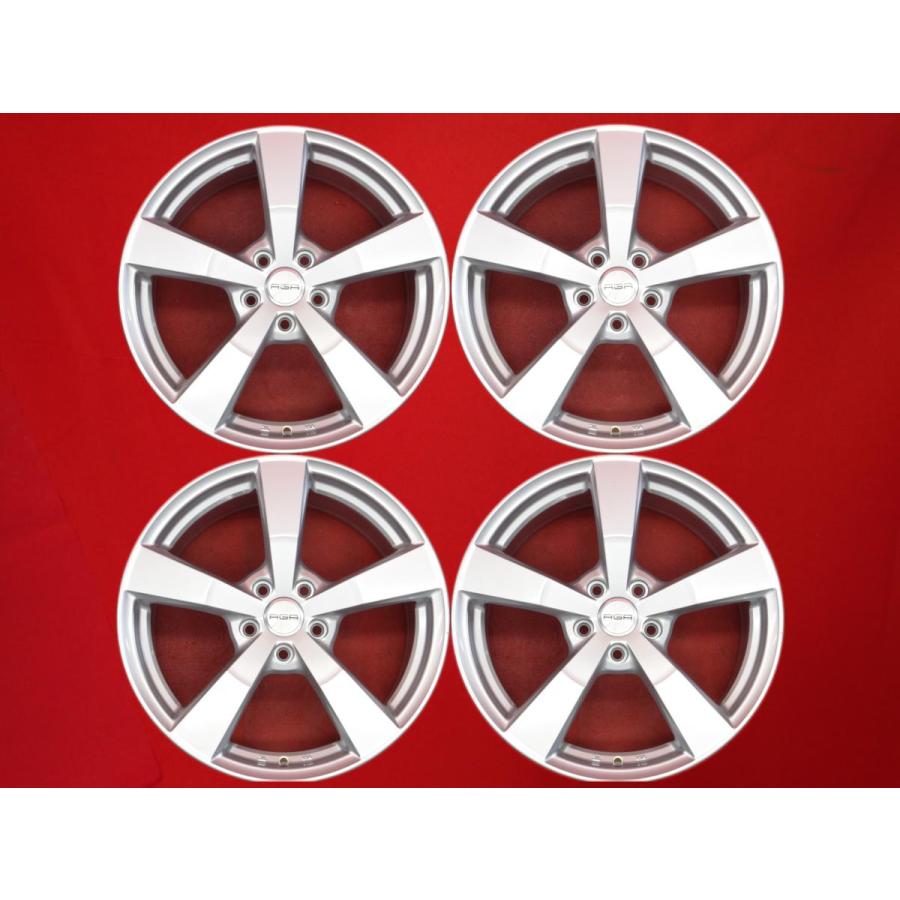 AGA エージーエー NEXTA ネクスタ 中古ホイール 4本 8J 18インチ PCD112 5穴 +45 ハブ66.5 アウディ Q5 FY A3 8Y/GY TT 8S/FV 等へ aa18
