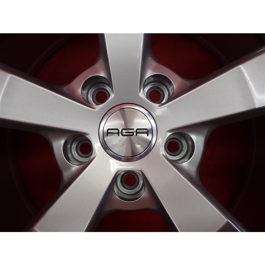 AGA エージーエー NEXTA ネクスタ 中古ホイール 4本 8J 18インチ PCD112 5穴 +45 ハブ66.5 アウディ Q5 FY A3 8Y/GY TT 8S/FV 等へ aa18の画像