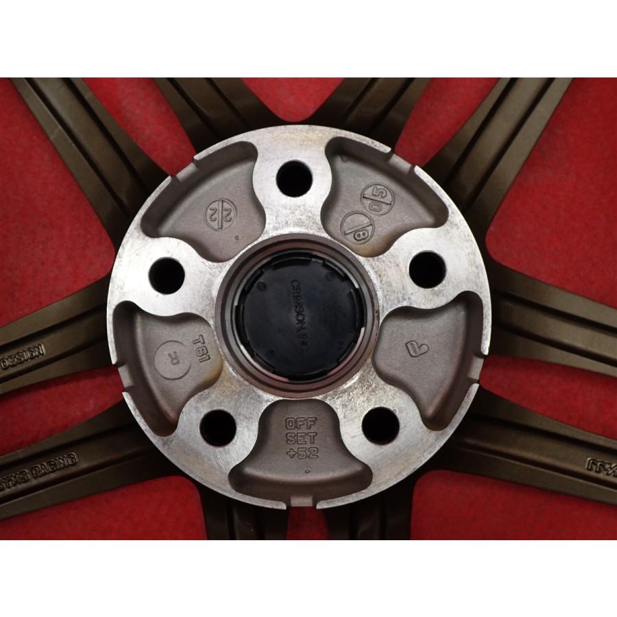 軽量 1本8.3kg SYMS シムス SRW-C1 中古ホイール 4本 7.5J 17インチ