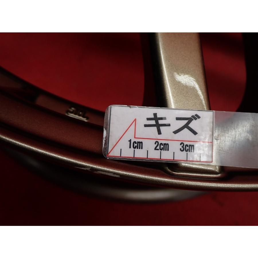 軽量 1本8.3kg SYMS シムス SRW-C1 中古ホイール 4本 7.5J 17インチ 