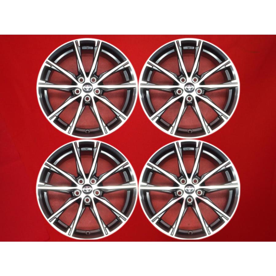 送料込み。86 後期純正タイヤホイールセット　17インチ TOYOTA トヨタ 86 ZN6 後期 GT 純正 中古ホイール 4本 7J 17インチ