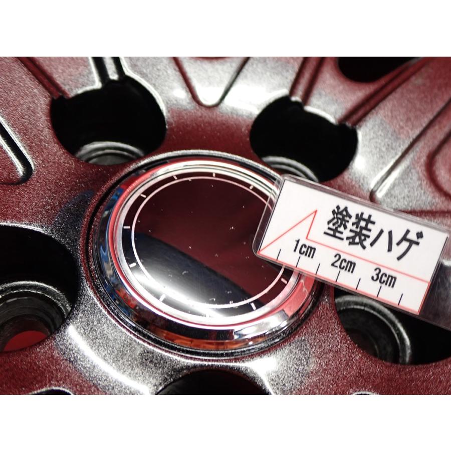メーカー不明 5Wスポーク タイプ 中古ホイール 4本 7J 17インチ PCD100