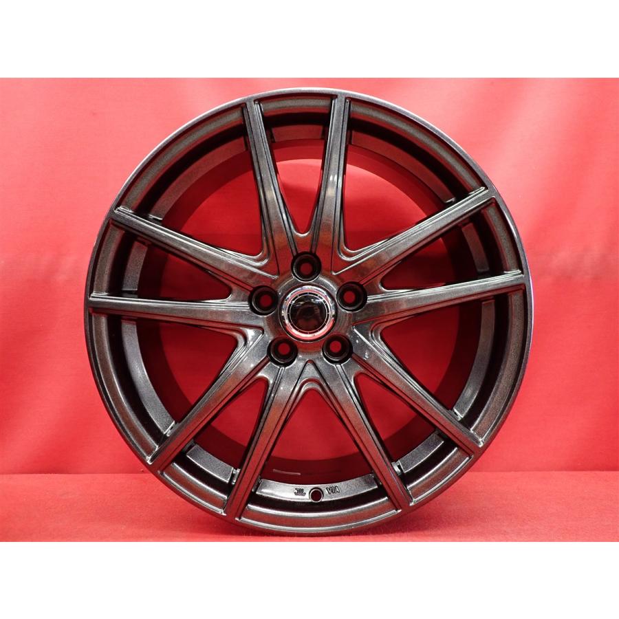 メーカー不明 5Wスポーク タイプ 中古ホイール 4本 7J 17インチ PCD100