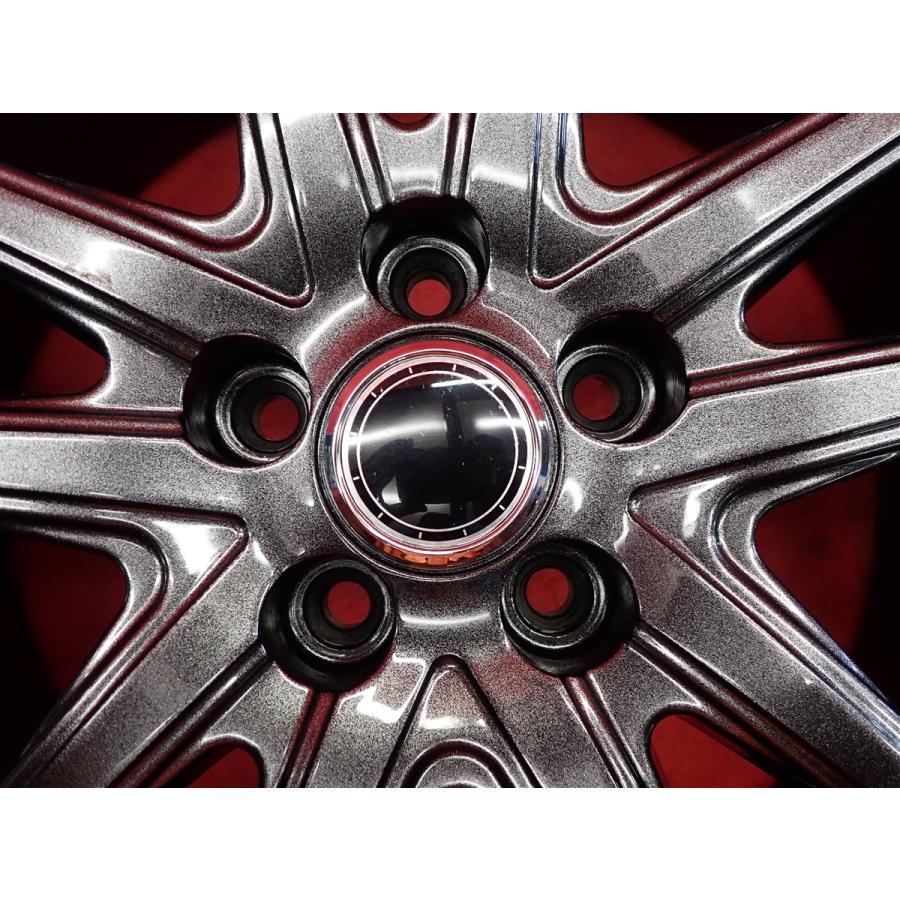 メーカー不明 5Wスポーク タイプ 中古ホイール 4本 7J 17インチ PCD100