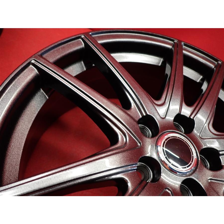 メーカー不明 5Wスポーク タイプ 中古ホイール 4本 7J 17インチ PCD100