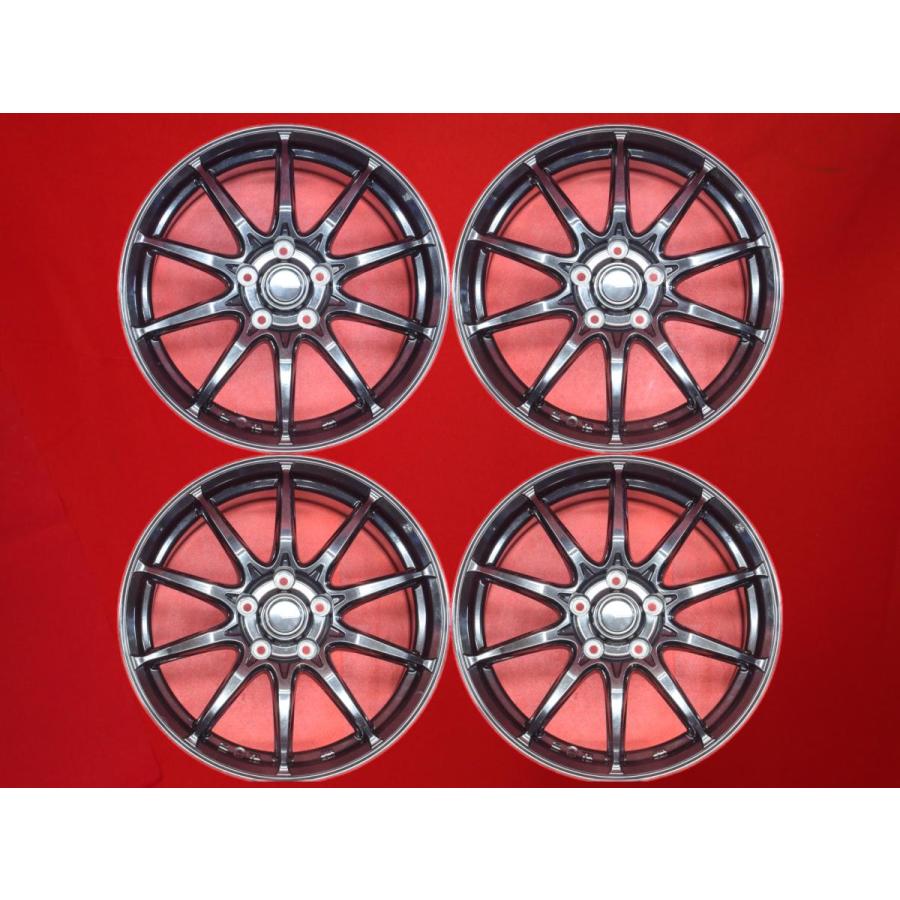軽量 1本7.8kg G.speed G-05 中古ホイール 4本 7J 17インチ PCD114.3 5