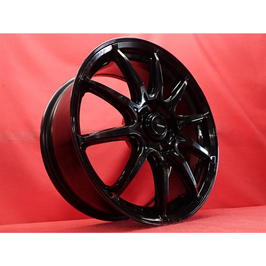 軽量 1本7.8kg G.speed G-05 中古ホイール 4本 7J 17インチ PCD114.3 5
