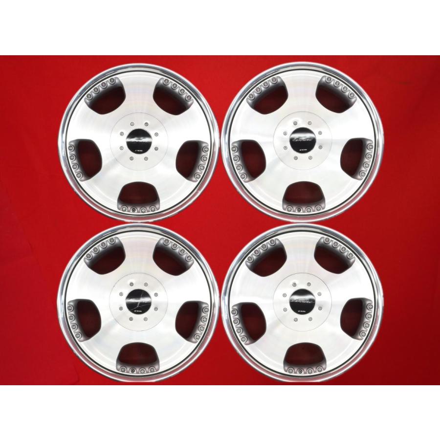 絶版 希少 WORK Euroline ユーロライン D 中古ホイール 4本 8J 19