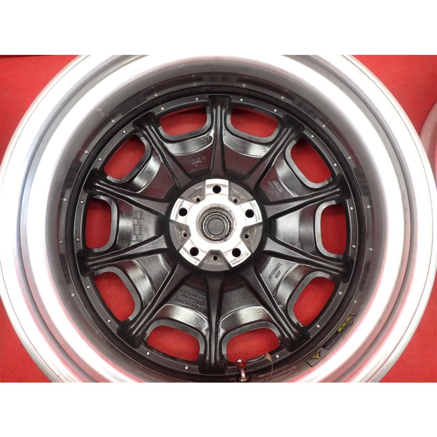 前後太さ違い WORK SCHWERT シュバート SC3 中古ホイール 4本 8.5/9.5J
