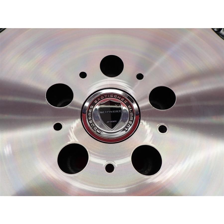 前後太さ違い WORK SCHWERT シュバート SC3 中古ホイール 4本 8.5/9.5J