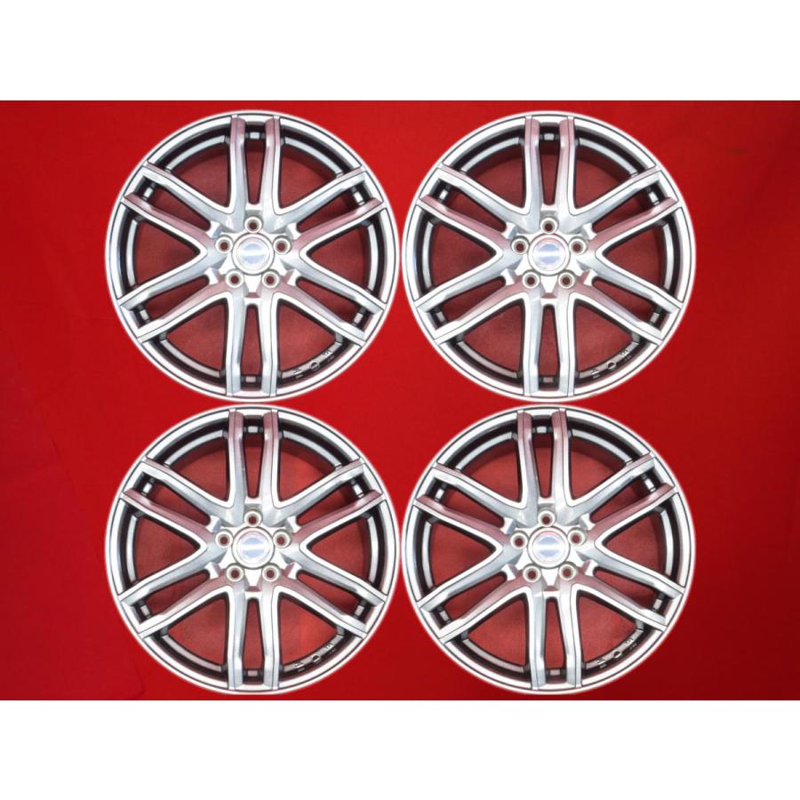 SG6 中古ホイール 4本 7J 17インチ PCD100 5穴 +48 ハブ67 ライズ