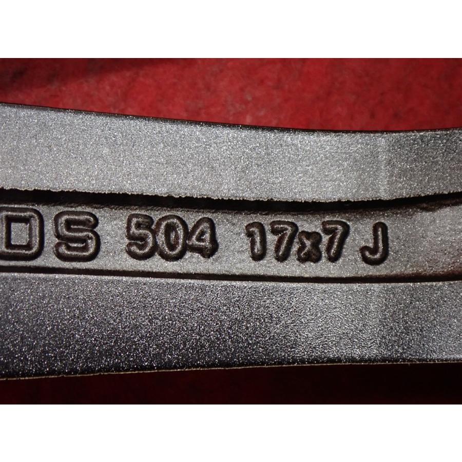 SG6 中古ホイール 4本 7J 17インチ PCD100 5穴 +48 ハブ67 ライズ